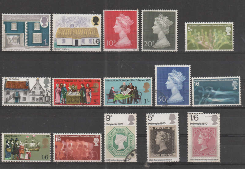 GB SELECTION BID PER STAMP TO TAKE ALL CARD EXCLUDED