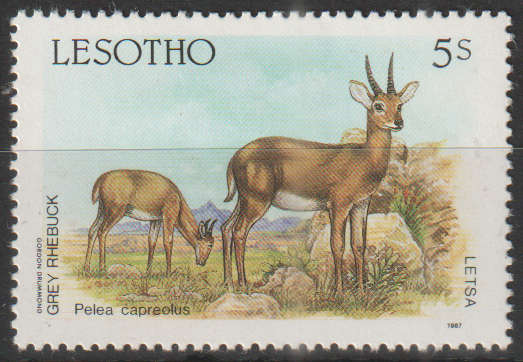 Lesotho - 1987 Flora and Fauna MM SG766