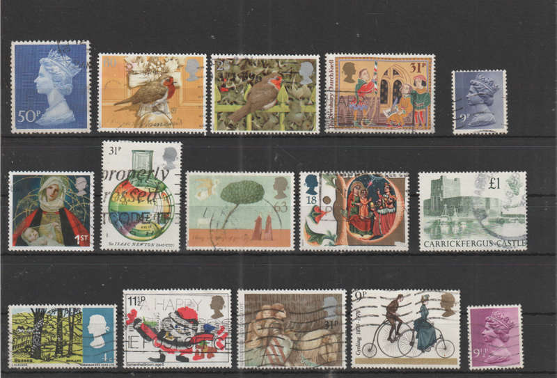 GB SELECTION BID PER STAMP TO TAKE ALL CARD EXCLUDED