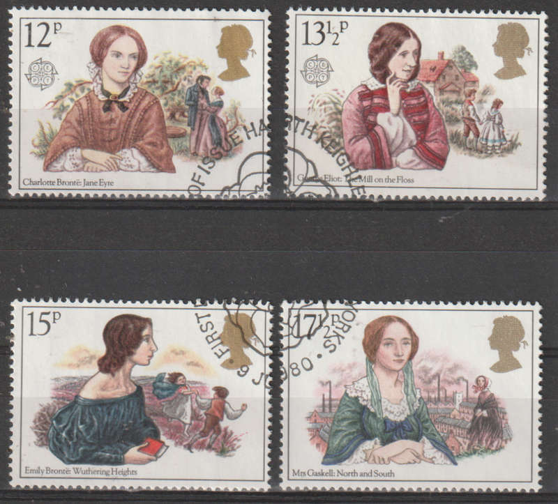 GB 1980 Victorian Novelists UNH SG1125-8