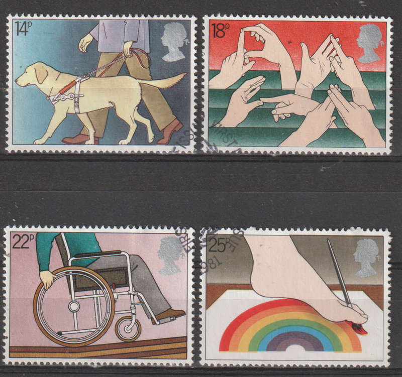 GB 1982 Textile Designs UNH SG1147-50