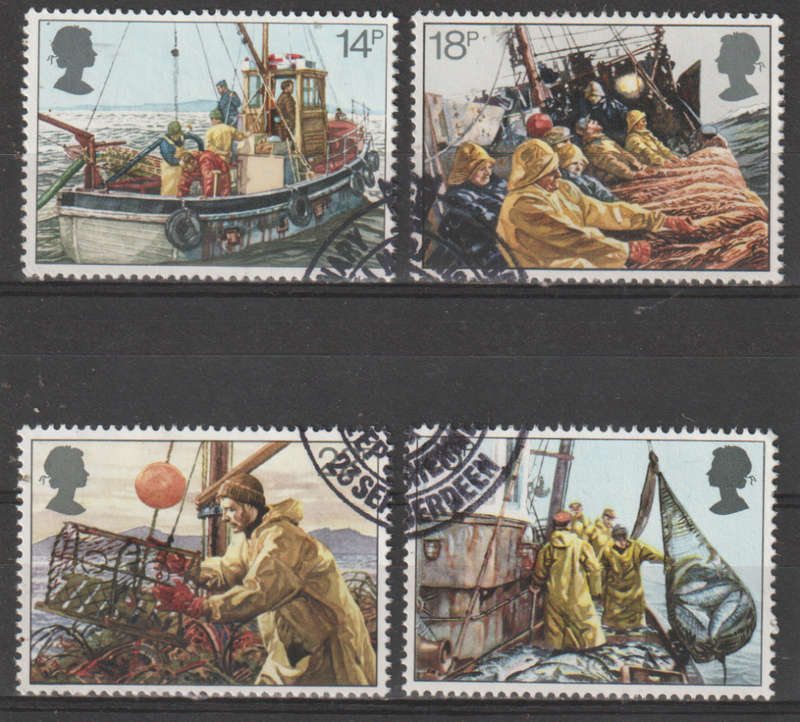 GB  1981 The 100th Anniversary of the Royal National Mission of Fishermen UNH SG1166-69
