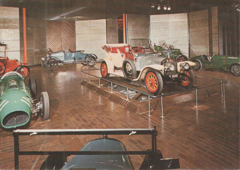 MINT POST CARD NATIONAL MOTOR MUSEUM ENGLAND