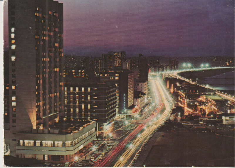 USED POST CARD DURBAN