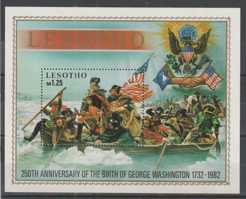 LESOTHO 1982 1982 The 250th Anniversary of the Birth of George Washington, SG 499