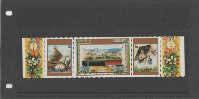 LESOTHO 1982 The 100th Anniversary of Sesotho Bible UMM SG 518-20 PRESENTATION PACK