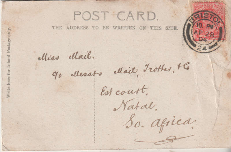 USED POST CARD 1904