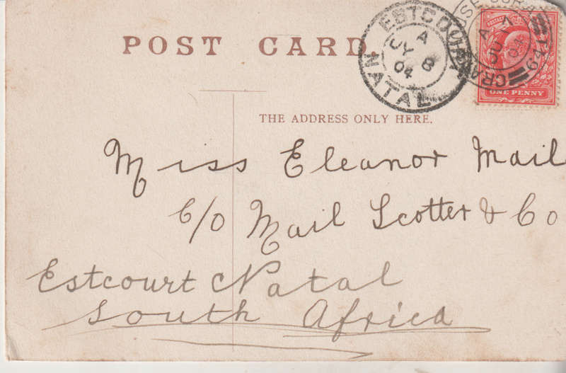 USED POST CARD 1904