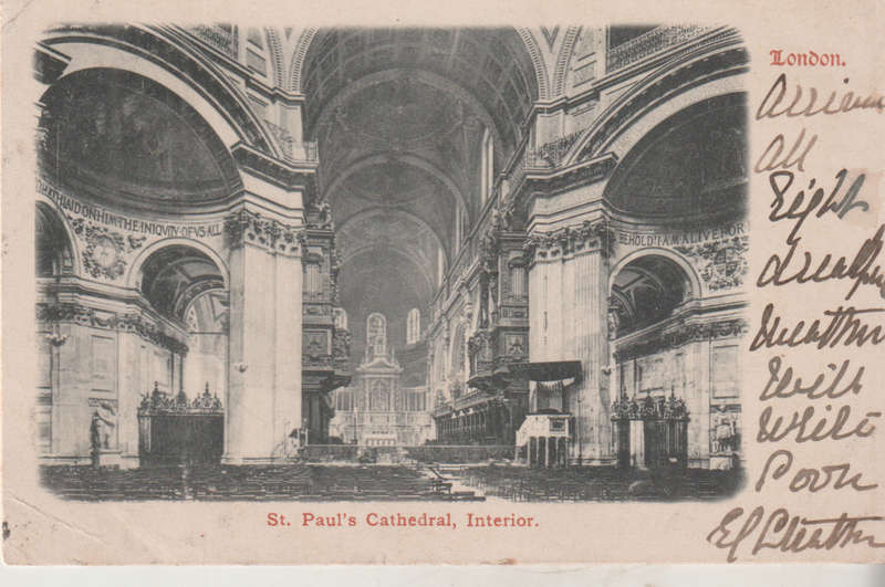 USED POST CARD 1903