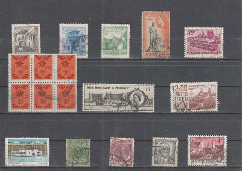 WORLD SELECTION BID PER STAMP TO TAKE ALL CARD EXCLUDED