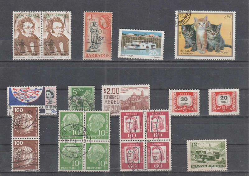 WORLD SELECTION BID PER STAMP TO TAKE ALL CARD EXCLUDED