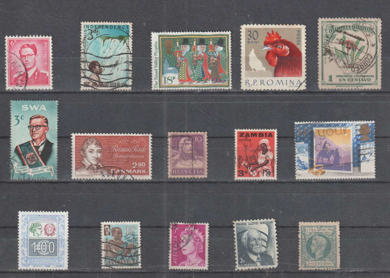 WORLD SELECTION BID PER STAMP TO TAKE ALL CARD EXCLUDED