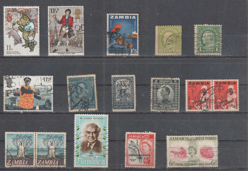 WORLD SELECTION BID PER STAMP TO TAKE ALL CARD EXCLUDED