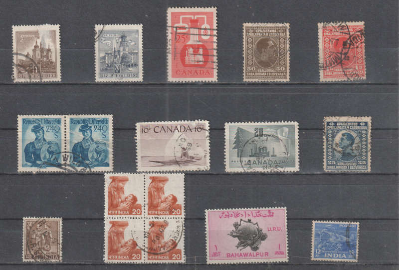 WORLD SELECTION BID PER STAMP TO TAKE ALL CARD EXCLUDED