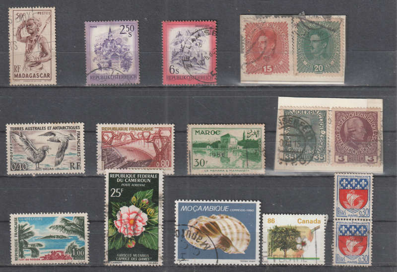 WORLD SELECTION BID PER STAMP TO TAKE ALL CARD EXCLUDED