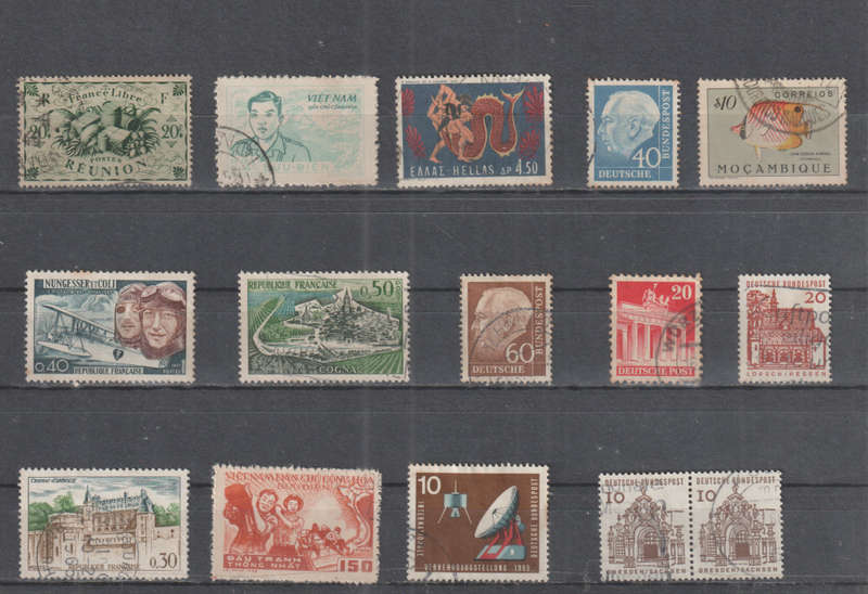 WORLD SELECTION BID PER STAMP TO TAKE ALL CARD EXCLUDED