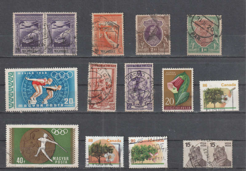WORLD SELECTION BID PER STAMP TO TAKE ALL CARD EXCLUDED