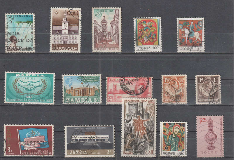 WORLD SELECTION BID PER STAMP TO TAKE ALL CARD EXCLUDED