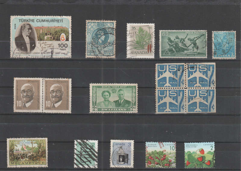 WORLD SELECTION BID PER STAMP TO TAKE ALL CARD EXCLUDED