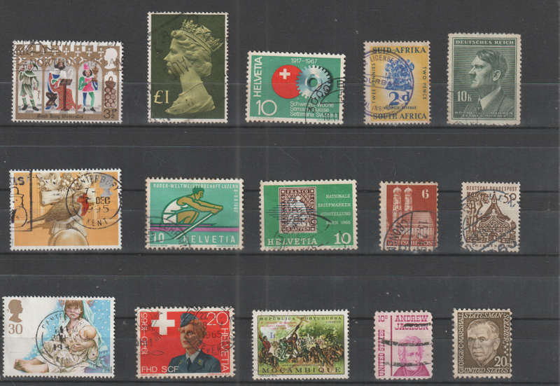 WORLD SELECTION BID PER STAMP TO TAKE ALL CARD EXCLUDED