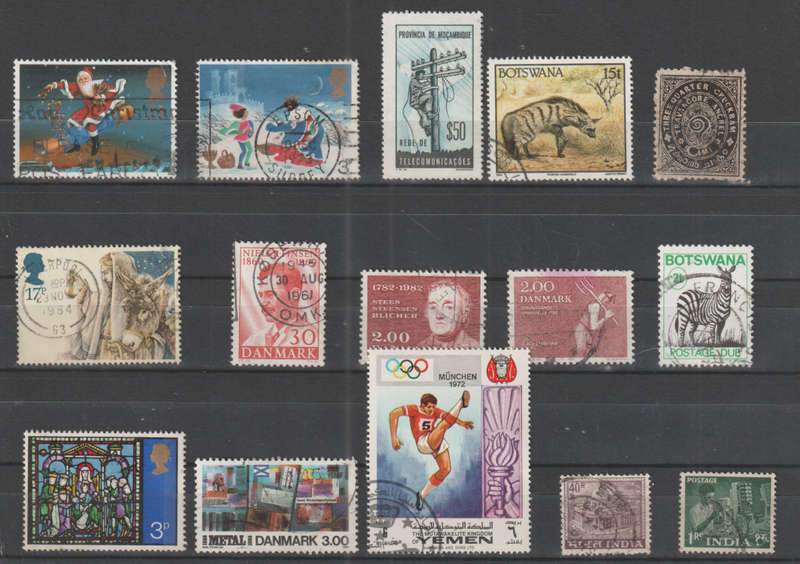 WORLD SELECTION BID PER STAMP TO TAKE ALL CARD EXCLUDED