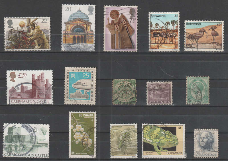 WORLD SELECTION BID PER STAMP TO TAKE ALL CARD EXCLUDED