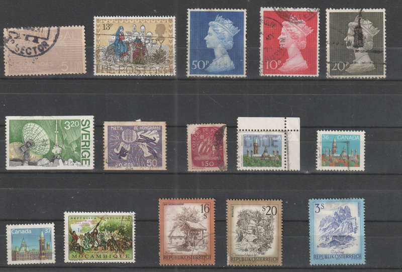 WORLD SELECTION BID PER STAMP TO TAKE ALL CARD EXCLUDED