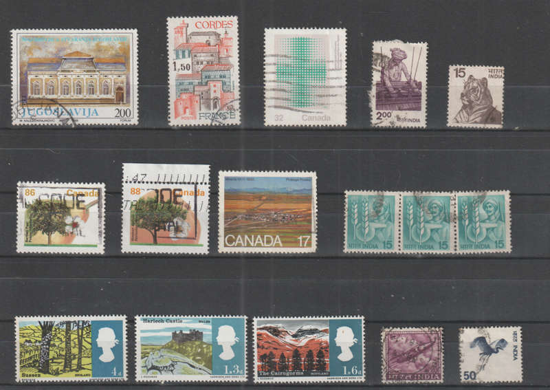 WORLD SELECTION BID PER STAMP TO TAKE ALL CARD EXCLUDED