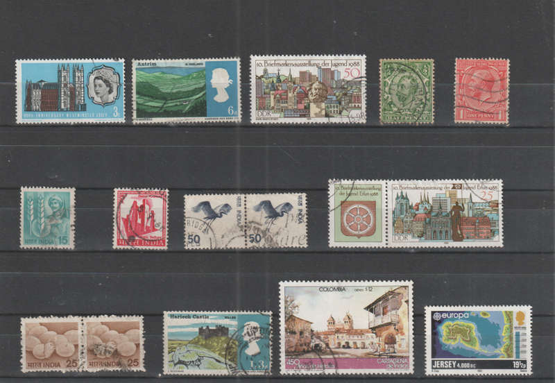 WORLD SELECTION BID PER STAMP TO TAKE ALL CARD EXCLUDED