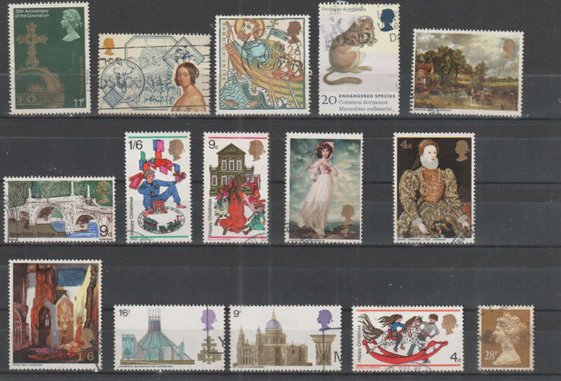 GB SELECTION BID PER STAMP TO TAKE ALL CARD EXCLUDED