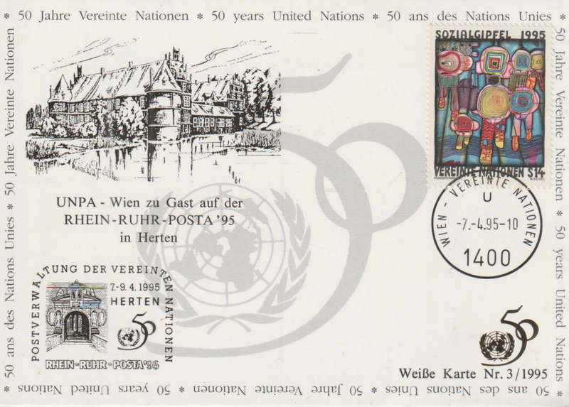 MINT POST CARD UNITED NATIONS MAXI CARD
