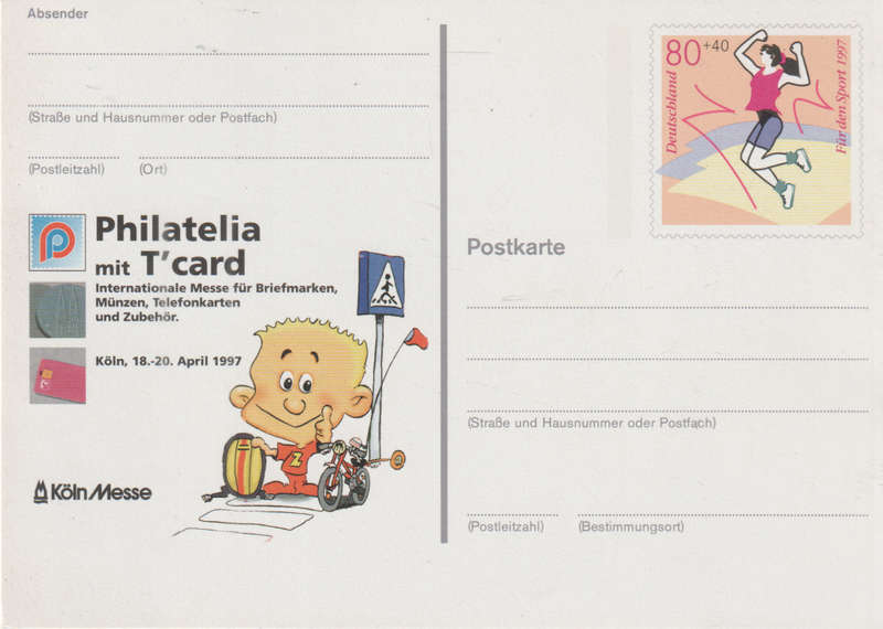 MINT POST CARD GERMANY PRE PAID