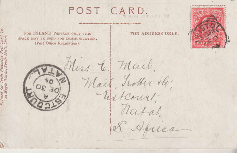 USED POST CARD 1904
