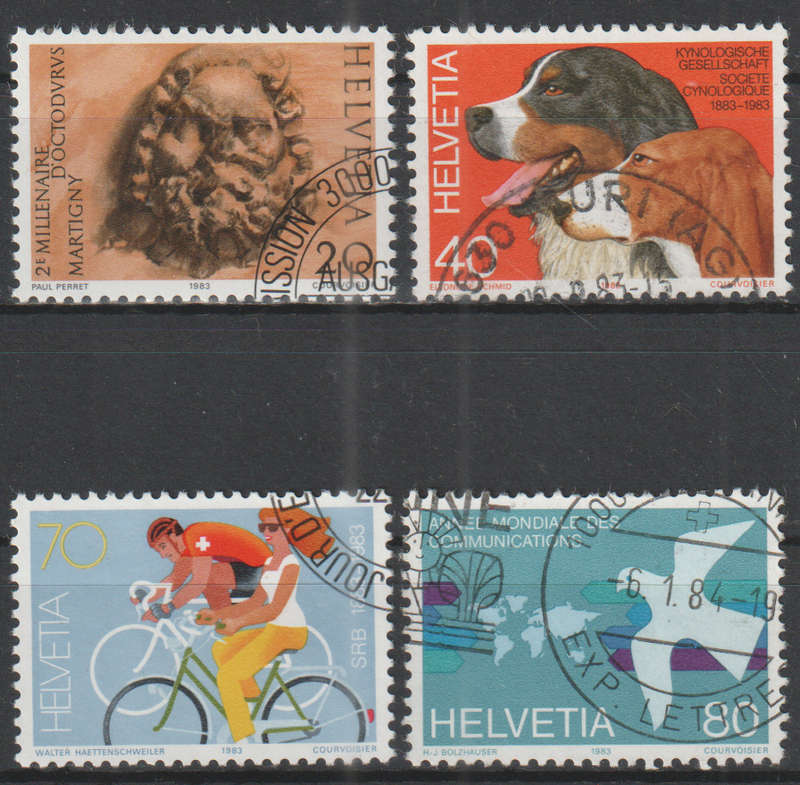 SWITZERLAND 1983 Anniversaries ULH SG 1061-4