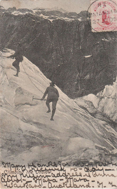 USED POST CARD WITH POSTAL HISTORY NEW ZEALAND 1904