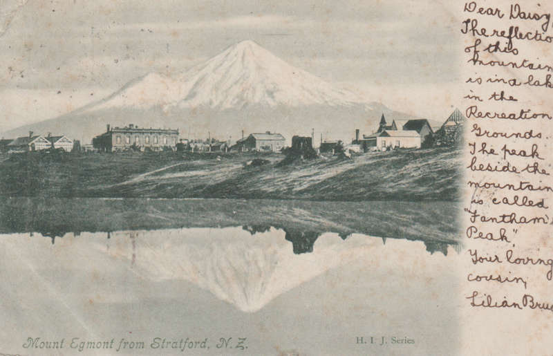 USED POST CARD WITH POSTAL HISTORY NEW ZEALAND 1904