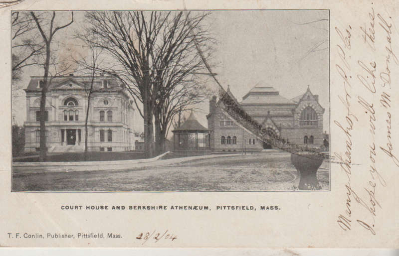 USED POST CARD WITH POSTAL HISTORY USA 1904