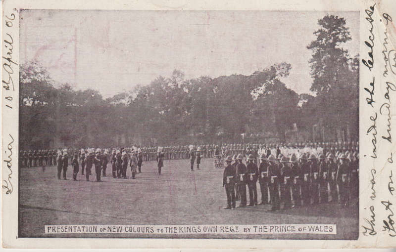 USED POST CARD WITH POSTAL HISTORY INDIA 1905