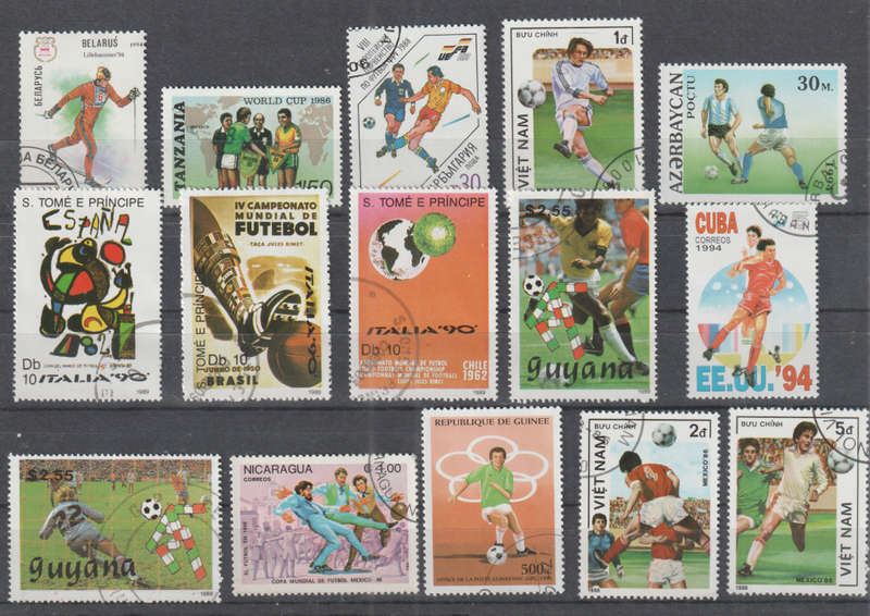 SOCCER SELECTION BID PER STAMP TO TAKE ALL CARD EXCLUDED