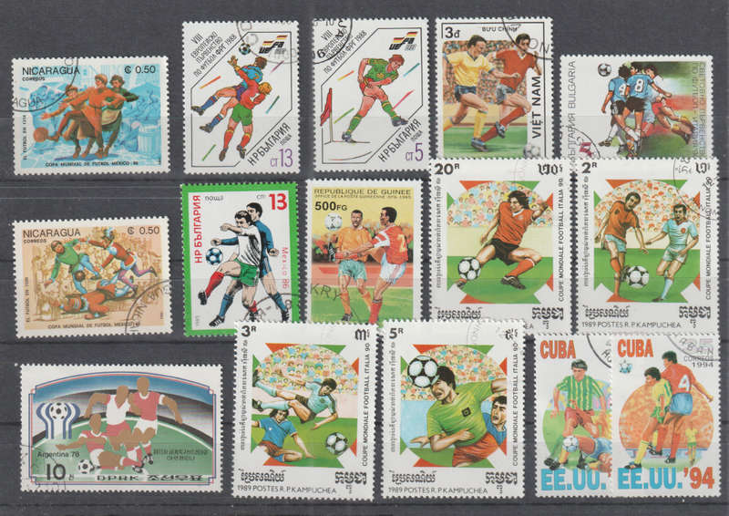 SOCCER SELECTION BID PER STAMP TO TAKE ALL CARD EXCLUDED