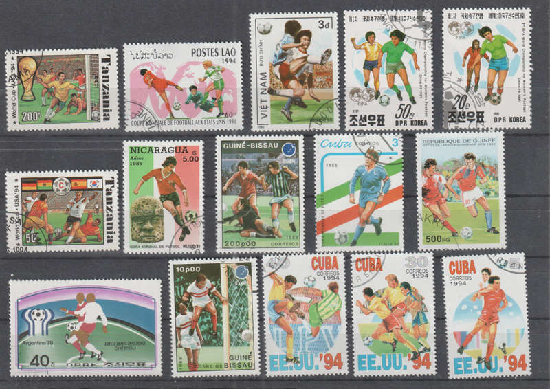 SOCCER SELECTION BID PER STAMP TO TAKE ALL CARD EXCLUDED