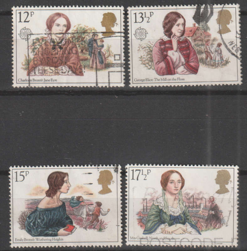 GB 1980 Victorian Novelists UNH SG 1125-8