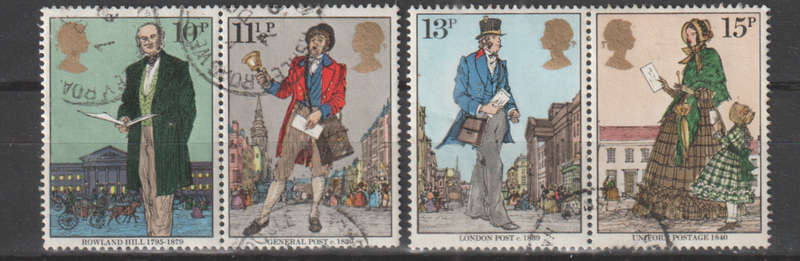 GB 1979 The 100th Anniversary of the Death of Sir Rowland Hill UNH SG 1095-8