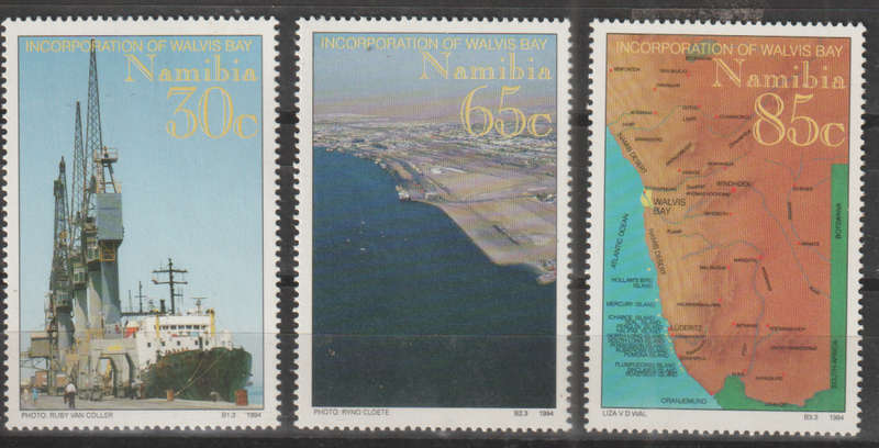 NAMIBIA 1994 Incorporation of Walvis Bay Territory into Namibia UMM