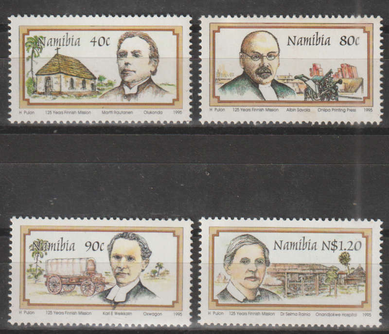 NAMIBIA  1995 The 125th Anniversary of Finnish Missionaries in Namibia UMM