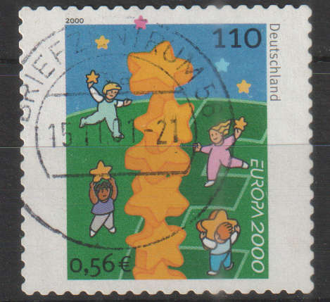 GERMANY 2000 EUROPA Stamps - Tower of 6 Stars UNH SG 2963