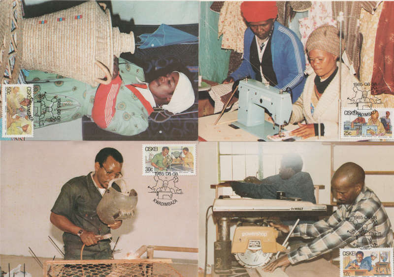 CISKEI 1985 Small Businesses MAXI CARD / POST CARD SET