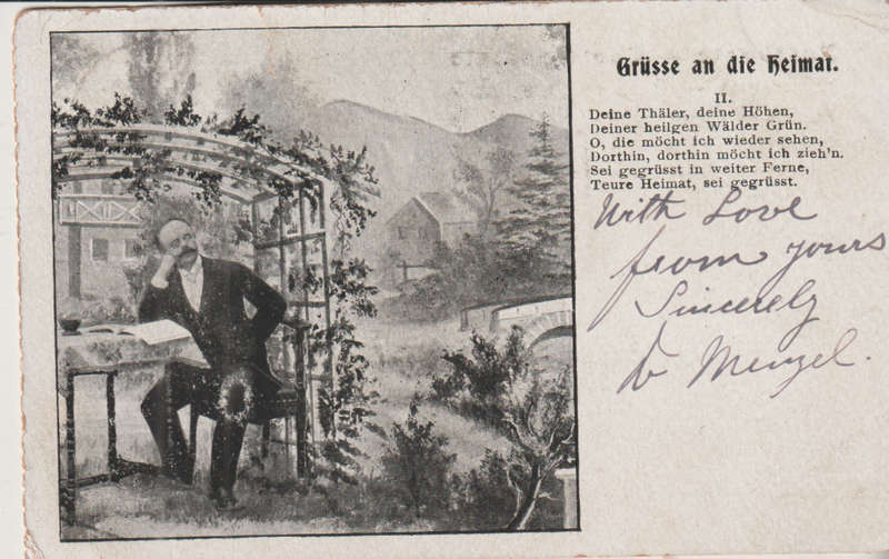 USED POST CARD WITH POSTAL HISTORY GERMAN REICH