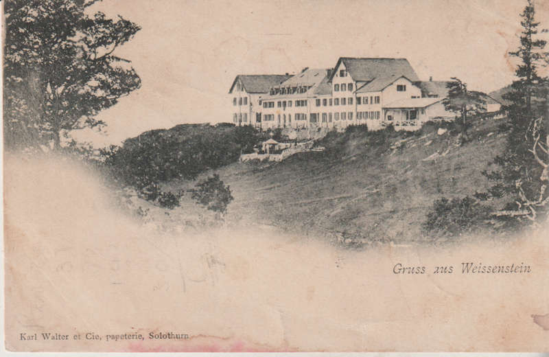 USED POST CARD SWITZERLAND 1898