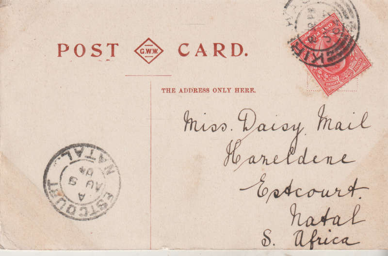 USED POST CARD UK 1904